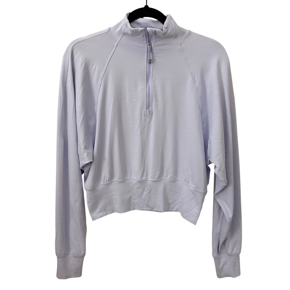 Lululemon Ready to Rulu Half Zip Pullover Light Purple Size Small